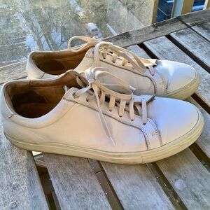 SuitSupply Trainer White Leather Casual Daily Sneakers Mens Sz 9 / EU 42